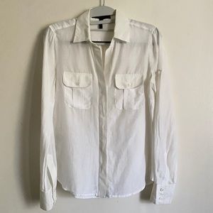BCBG silk blouse XXS